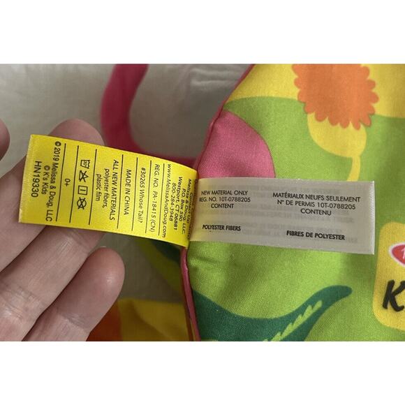 Melissa & Doug K's Kids Whose Tail? Soft Activity Book Baby Toddler Cloth - Picture 6 of 7